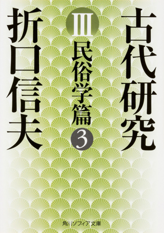 古代研究III 民俗学篇3 (角川ソフィア文庫)の詳細を見る